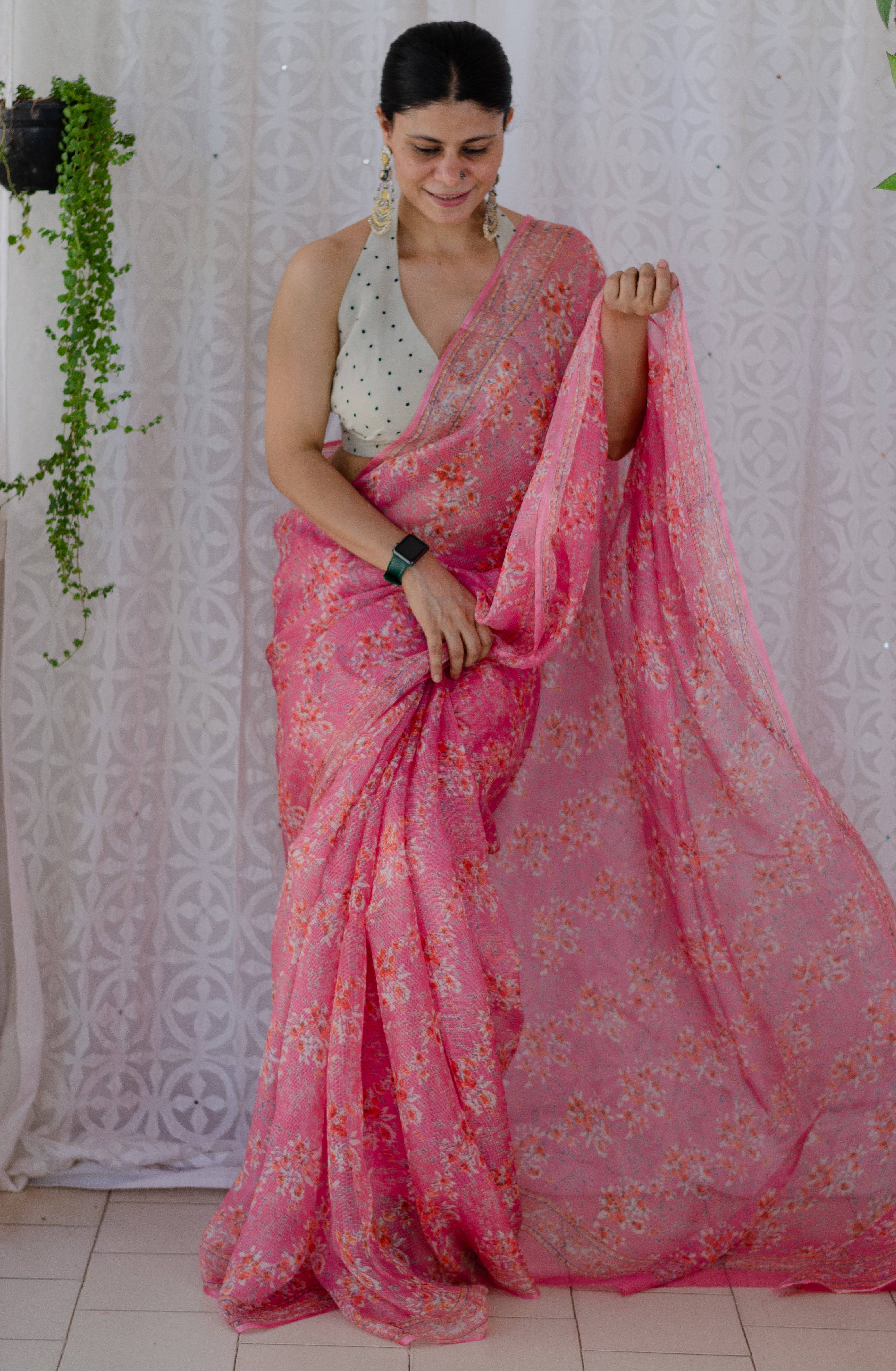 Soft & Pure Organic Silk which makes saree enrich to wear with Soft Feel