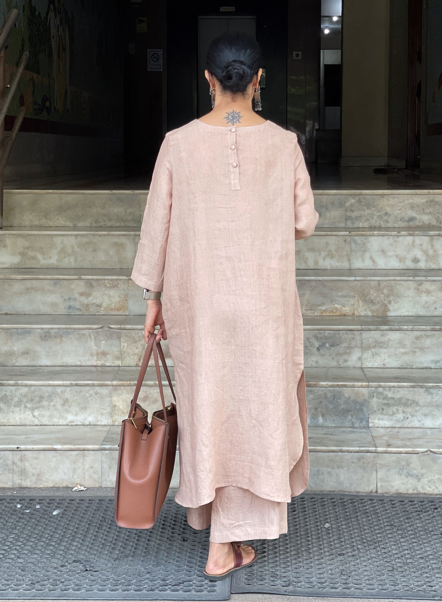 Handwoven Linen Co- ord set