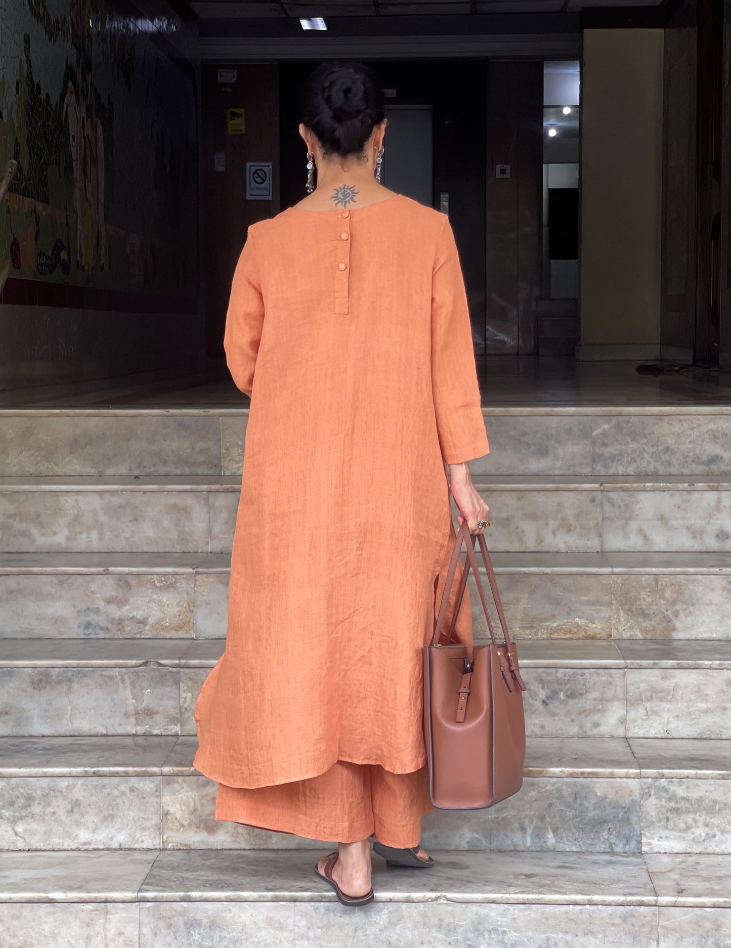 Handwoven Linen Co- ord set