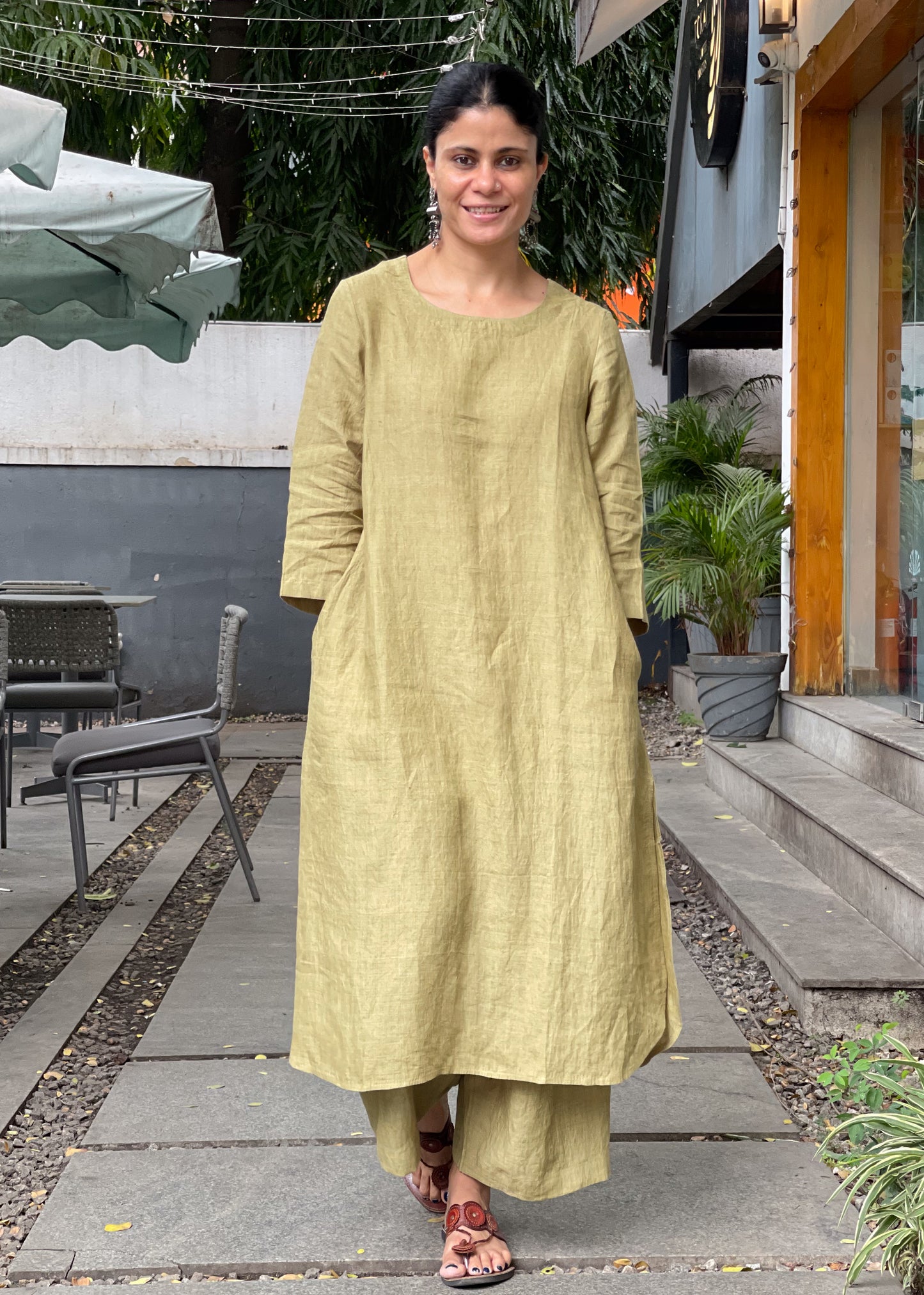 Handwoven Linen Co- ord set