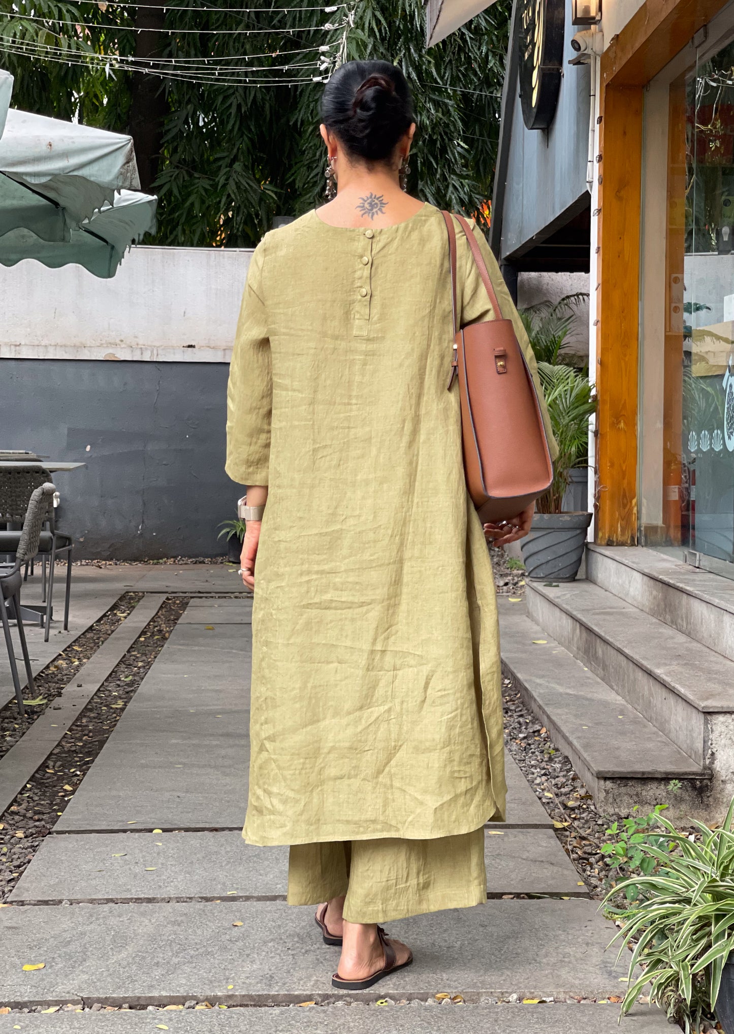 Handwoven Linen Co- ord set