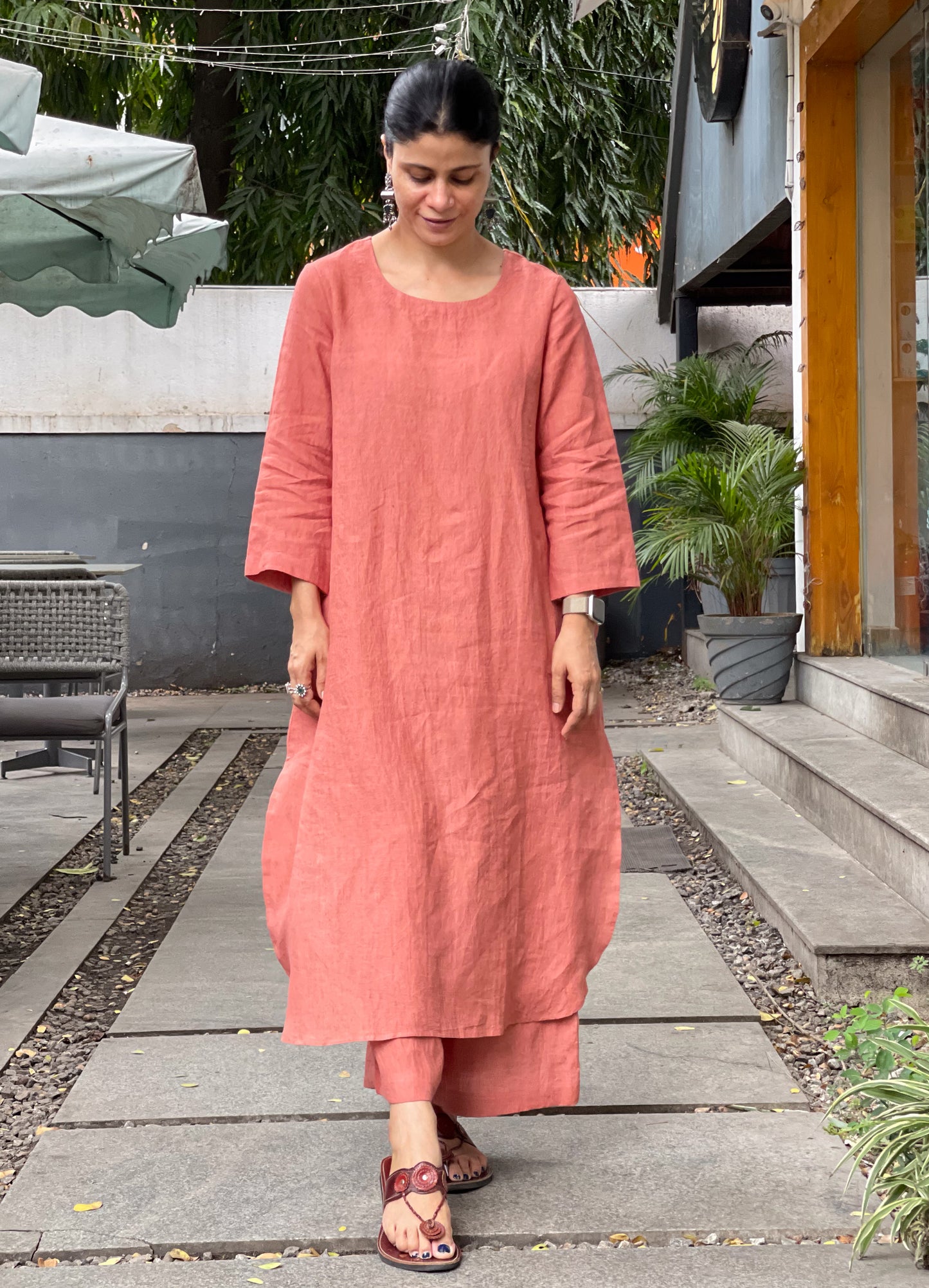 Handwoven Linen Co- ord set