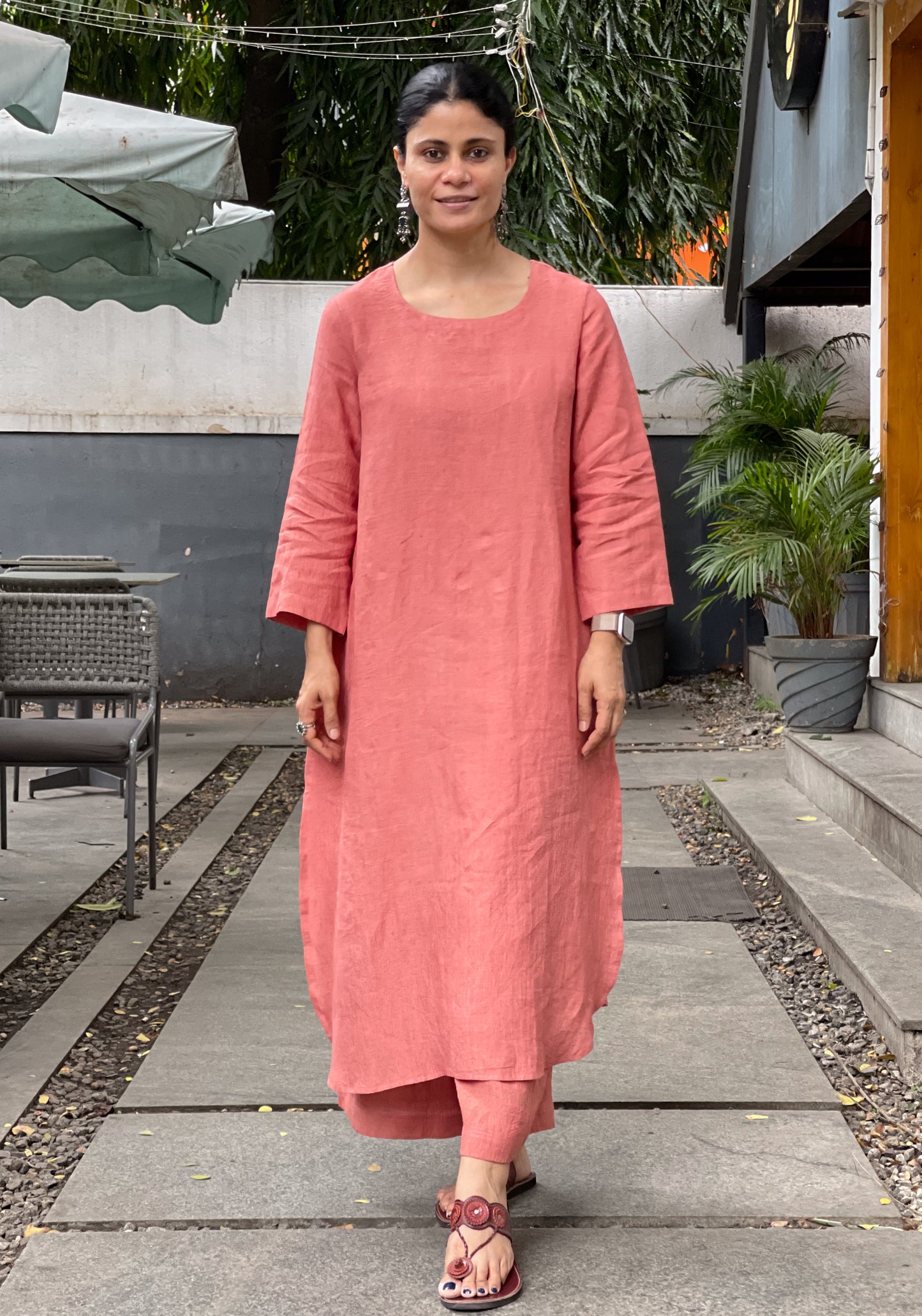 Handwoven Linen Co- ord set