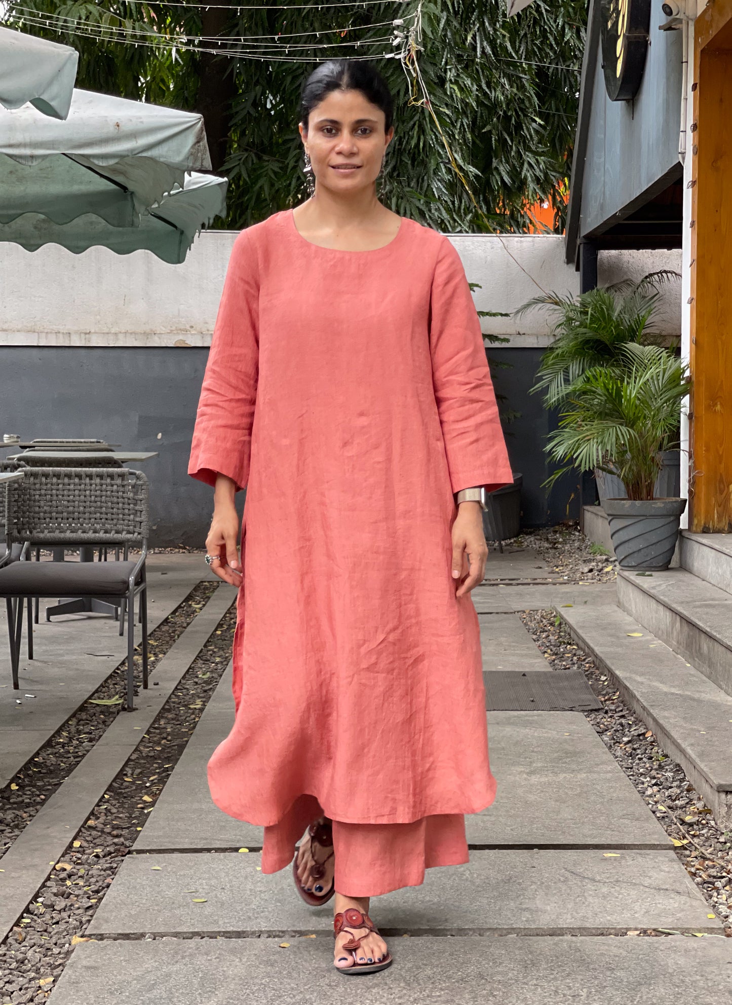 Handwoven Linen Co- ord set