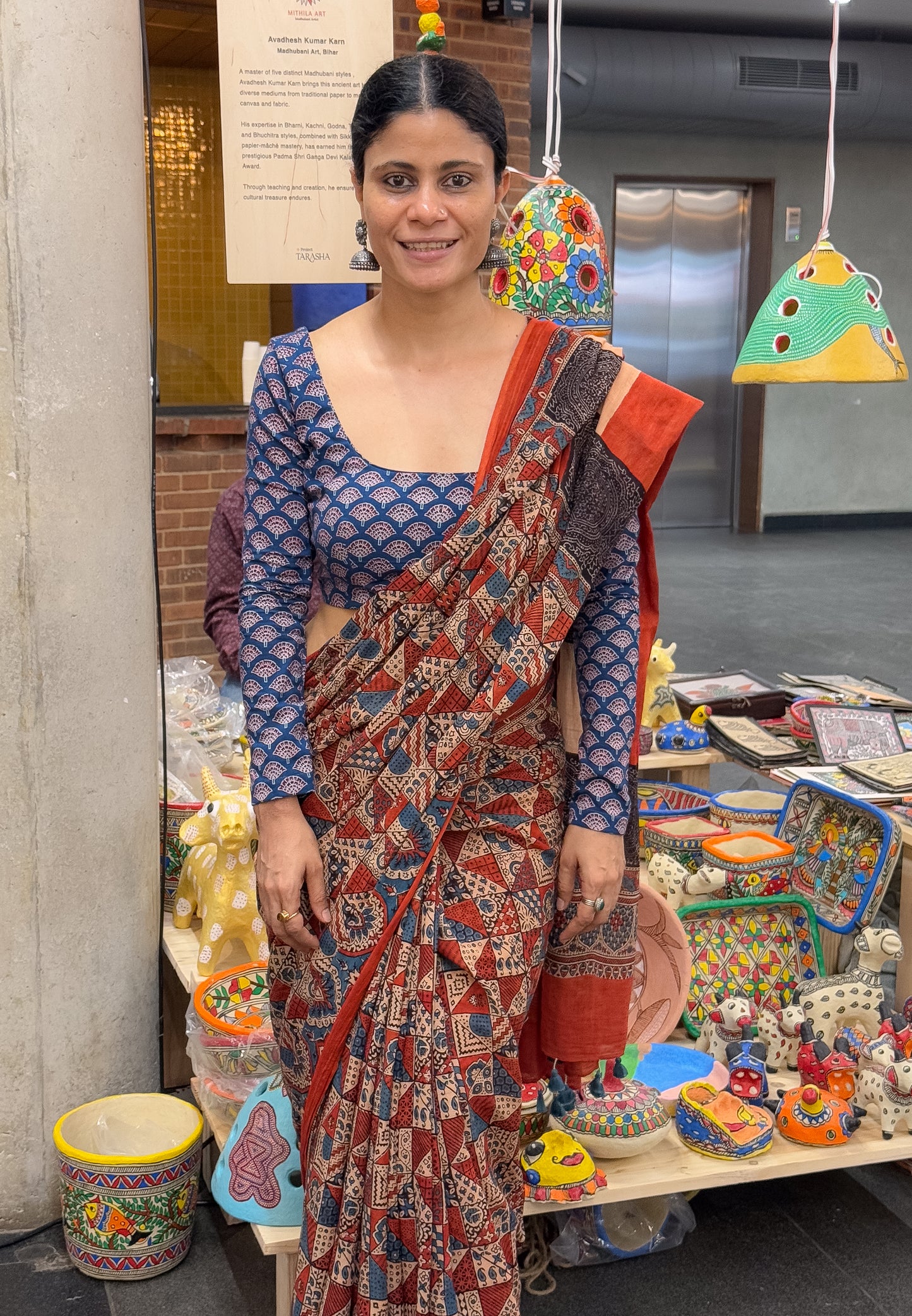 Handmade and Handblock Printed Cotton Blouse